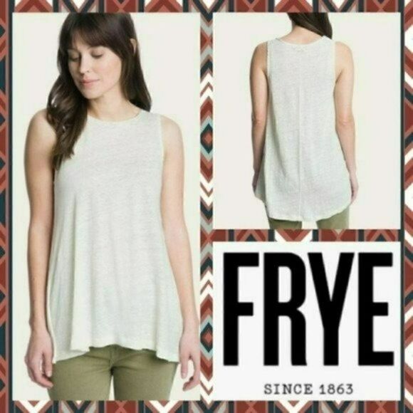Frye Tops - NWT MSRP $98 Frye Linen Swing Tank Top Women's Size XS